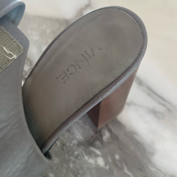 Vince 7.5 leather booties - Picture 3 of 4